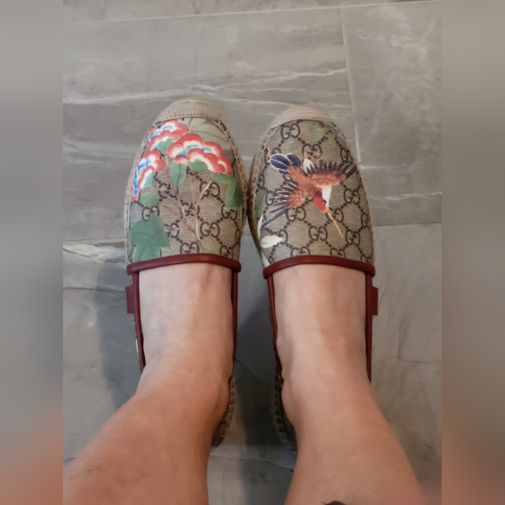 GG Monogram Gucci Espadrilles beautiful pattern sz39